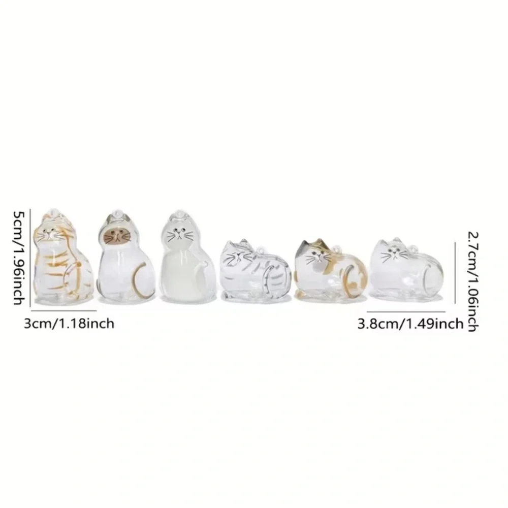 Transparent Cat Keychain - fur memorial capsule